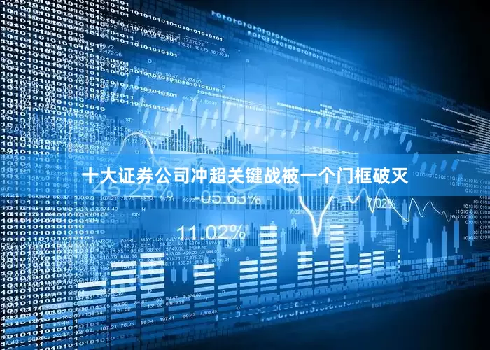 十大证券公司冲超关键战被一个门框破灭