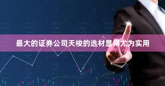 最大的证券公司天梭的选材显得尤为实用